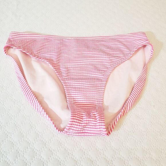 Cat & Jack White and Pink Striped Swimset Size 14-16 ( Girls ) - Picture 7 of 11